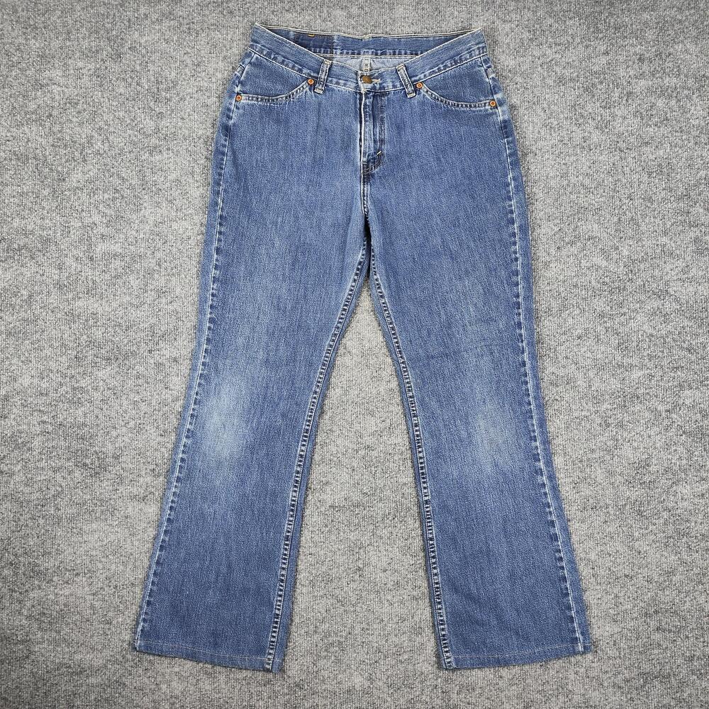 Vintage Levis Jeans Womens 4 Blue Medium Wash High Rise Straight Denim 90s